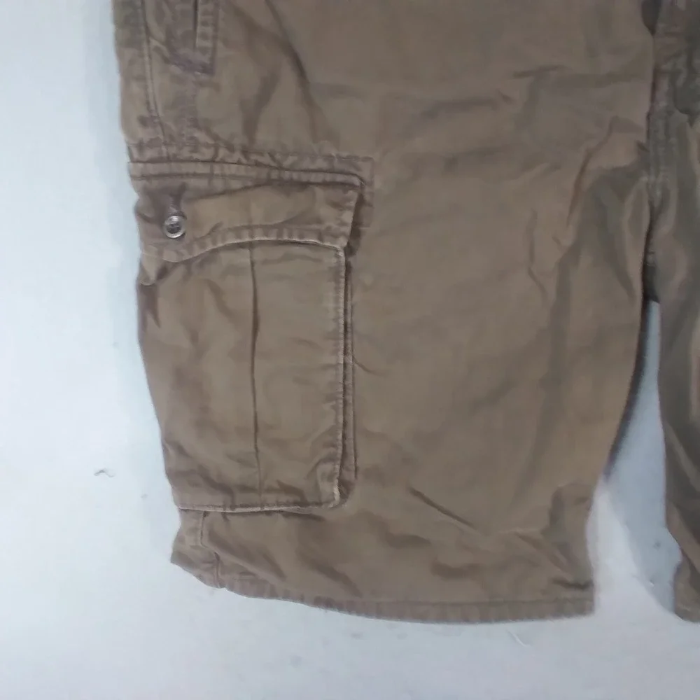 Levi's cargo shorts men's 38 x 11 Brown heavy cotton Urban grunge outdoor
